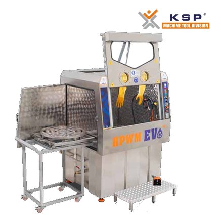 Lavadora de Piezas Manual Alta Presi&oacute;n con Puerta Neum&aacute;tica y carga lateral con carro&nbsp;HPWM EVO S1